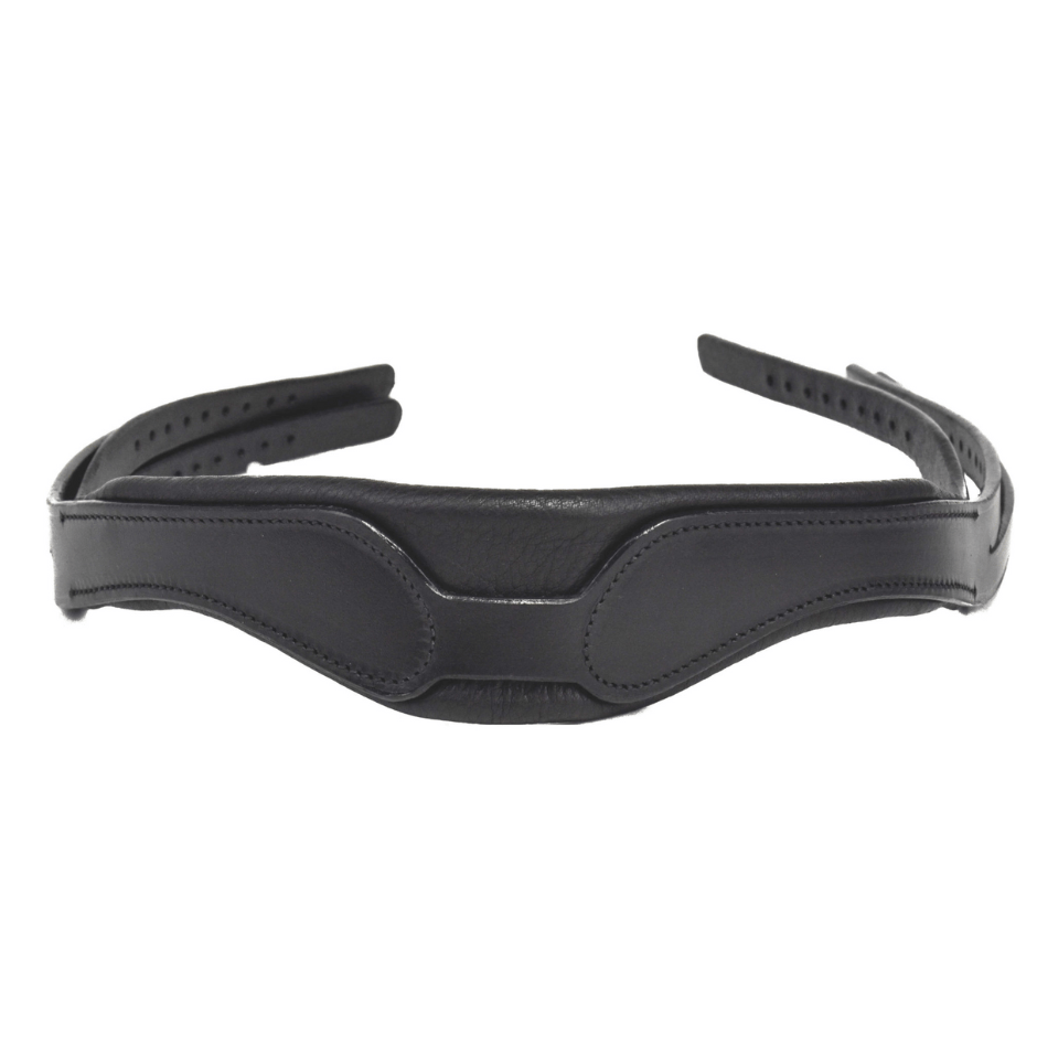 Bridle 2 Fit Weymouth Crown Piece #5 - Black*