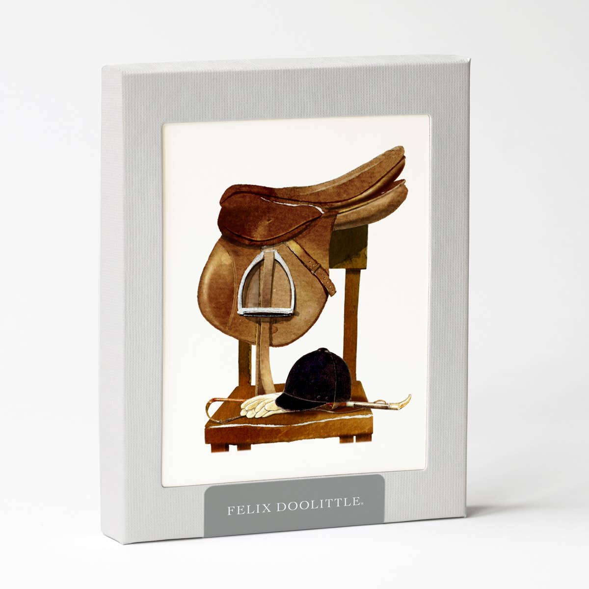 Saddle - Horse & Equestrian Boxed Greeting Cards