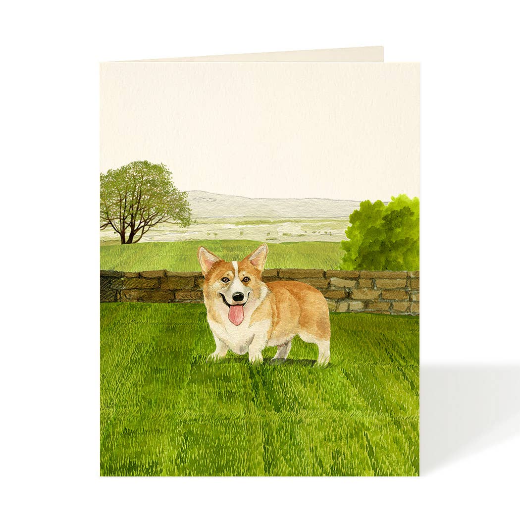 Corgi Greeting Card