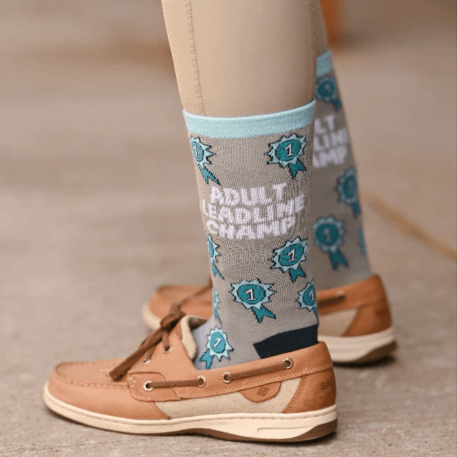 Dreamers & Schemers Crew Socks Adult Leadline Champion