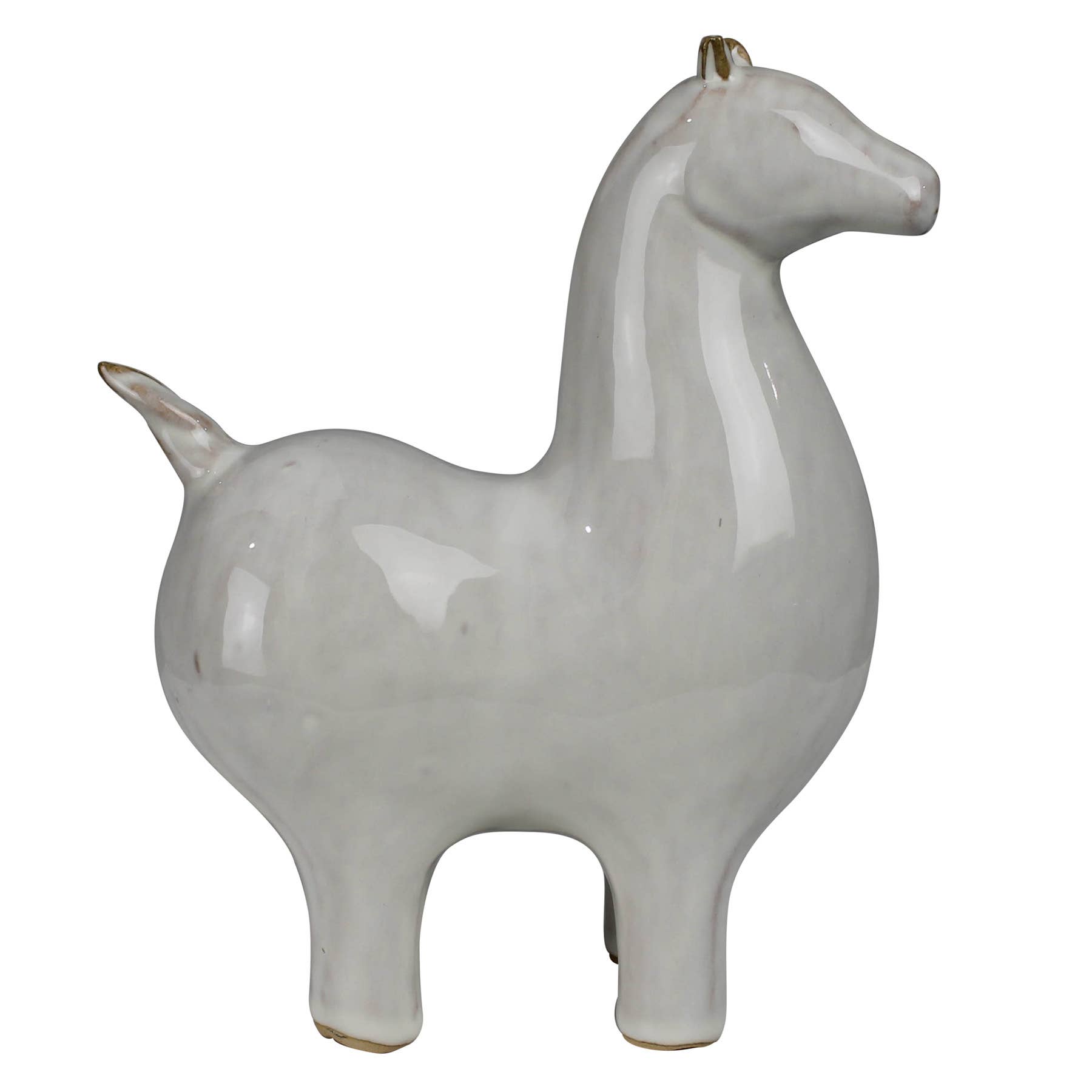 Whimsical Ceramic Horse