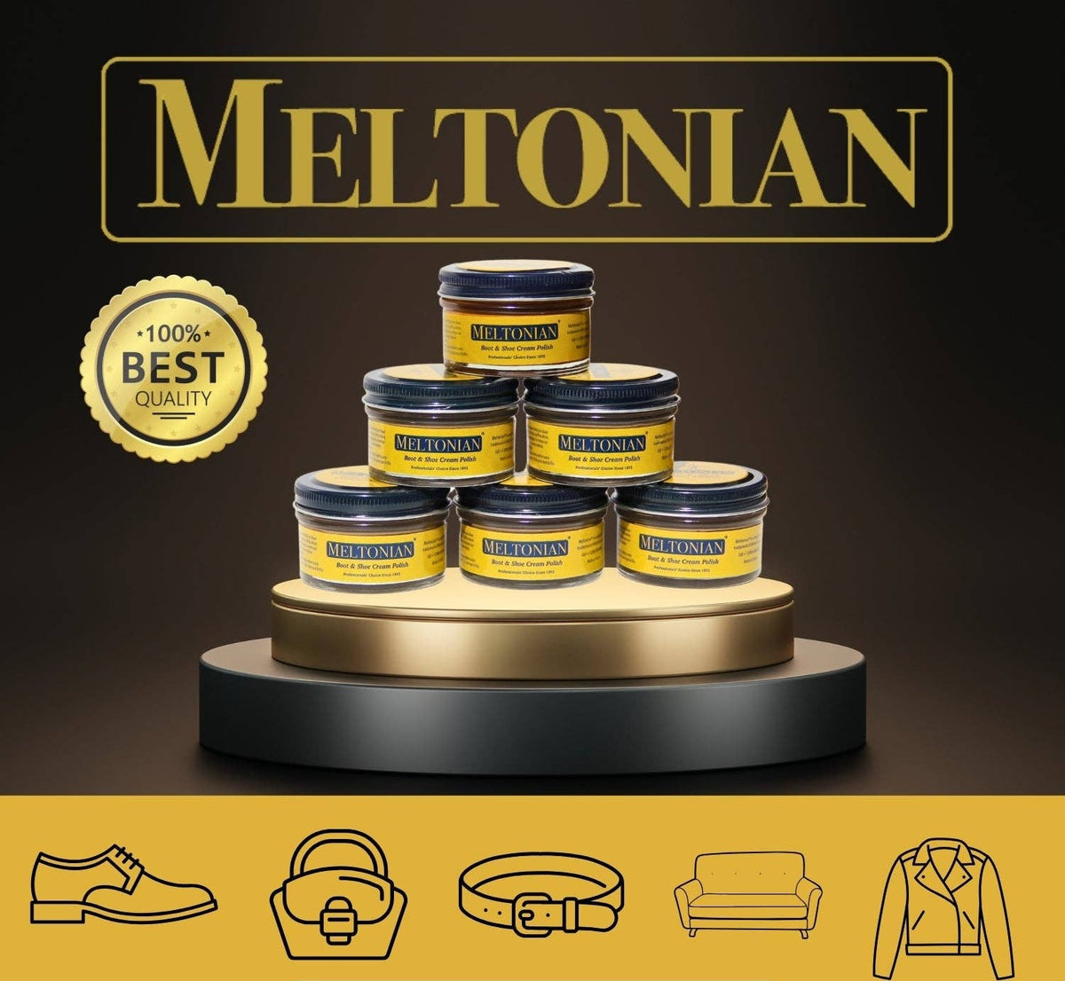 Meltonian Cream Polish - Black