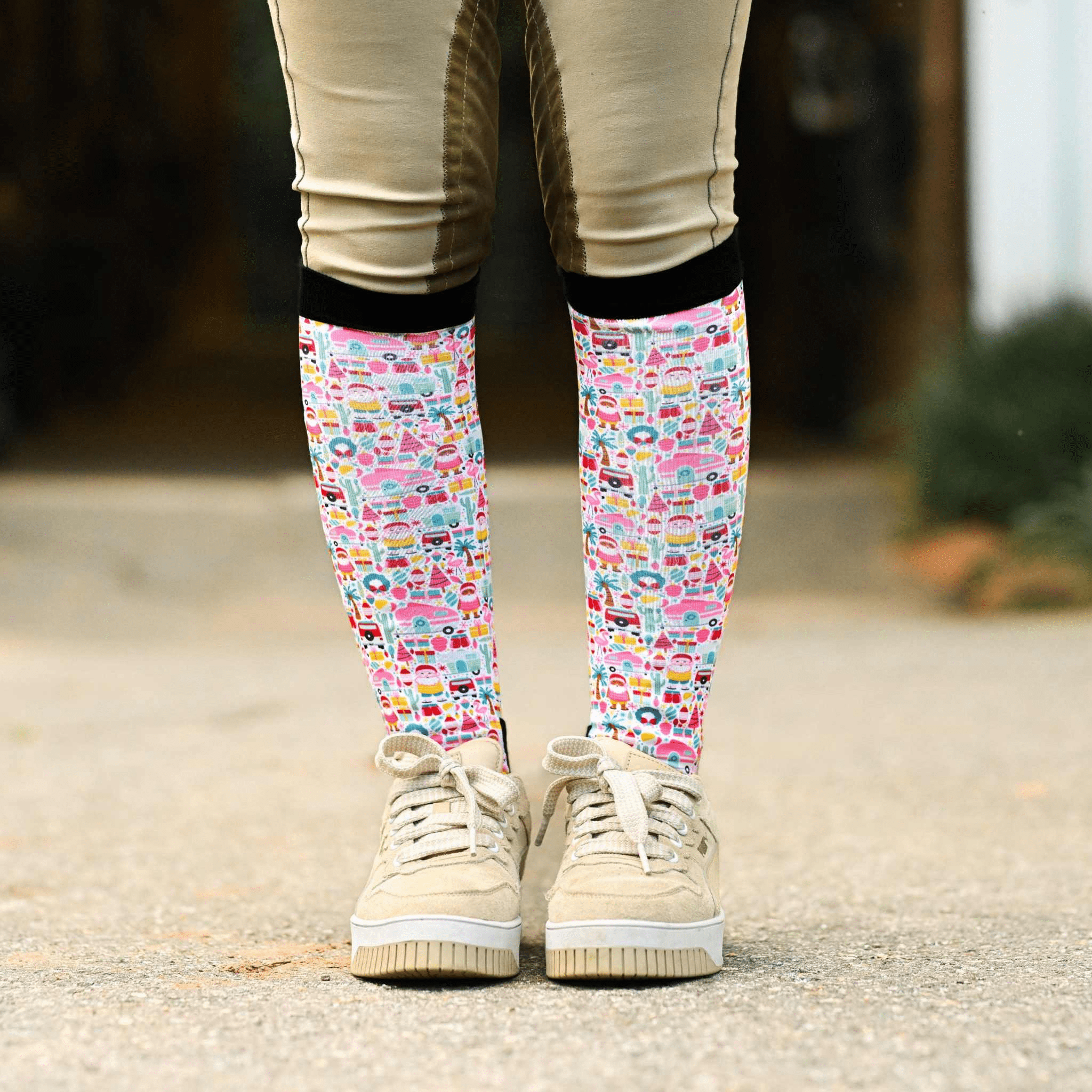 Dreamers & Schemers Holiday Themed Knit Socks