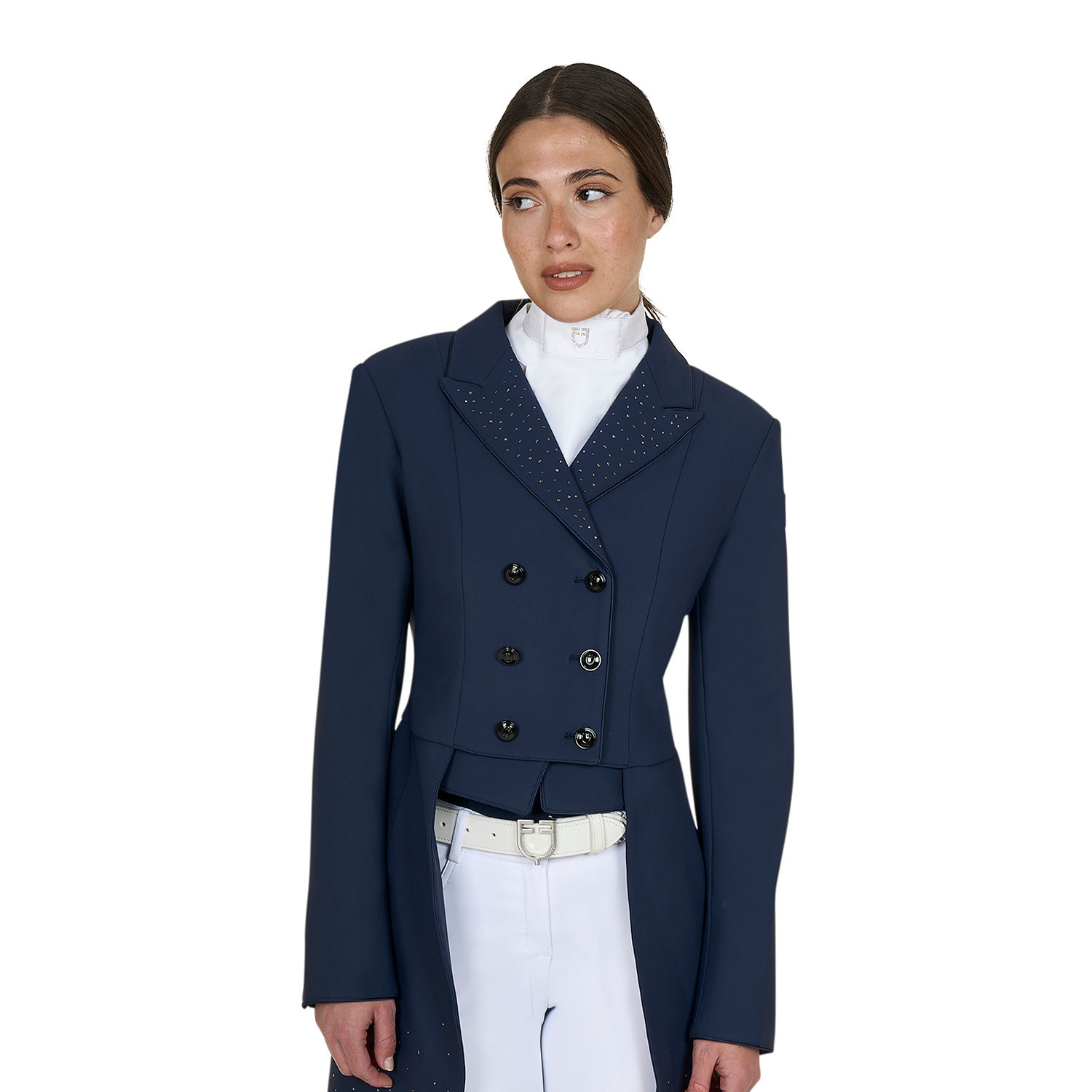 Equestro Shadbelly in Technical Fabric with Rhinestones