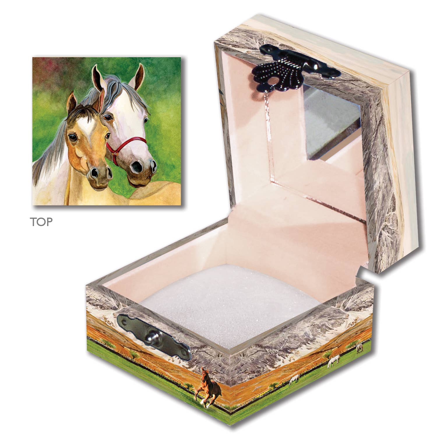 Tiny Treasure Boxes - For the Love of Horses Display Pack