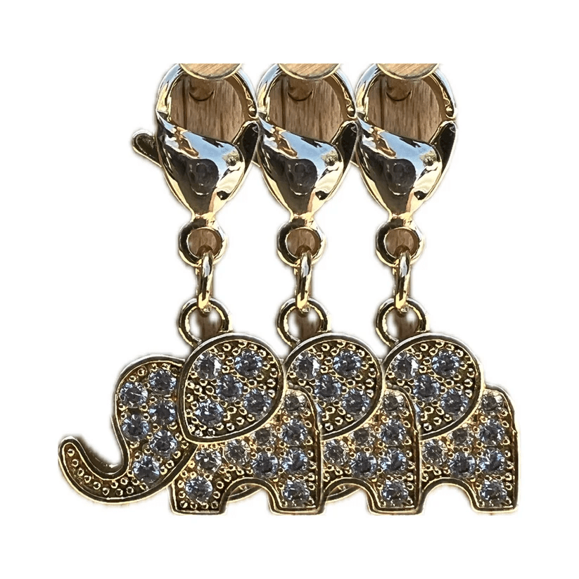 Dubois Cheval Braid Charm - Sparkly Elephant