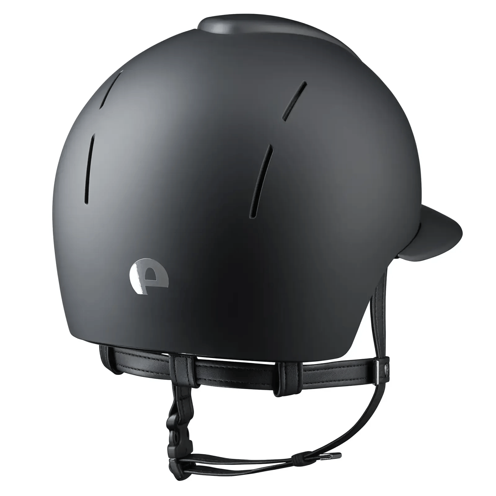 KEP Smart Nova Black Textile Wide Polo Brim Helmet