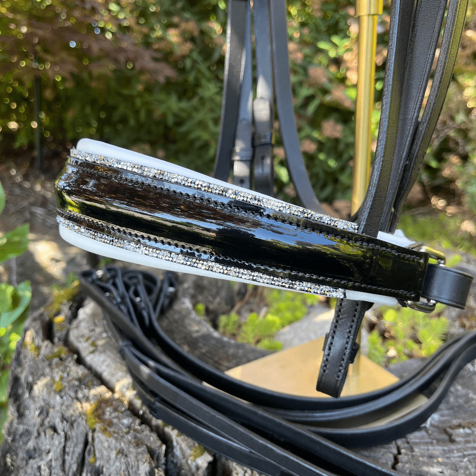 Otto Schumacher Warendorf Feel Good Double Bridle with Fineline Piping - Horse