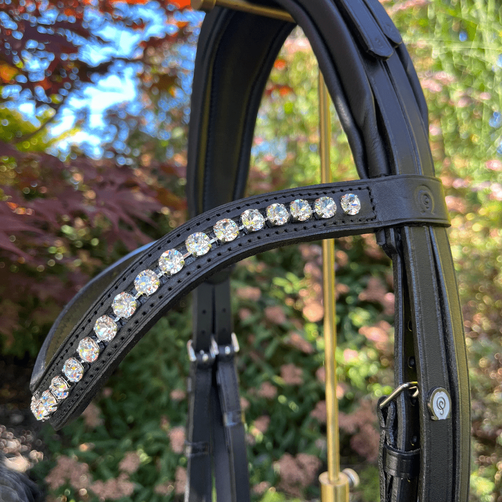 Otto Schumacher Warendorf Feel Good Double Bridle with Fineline Piping - Horse