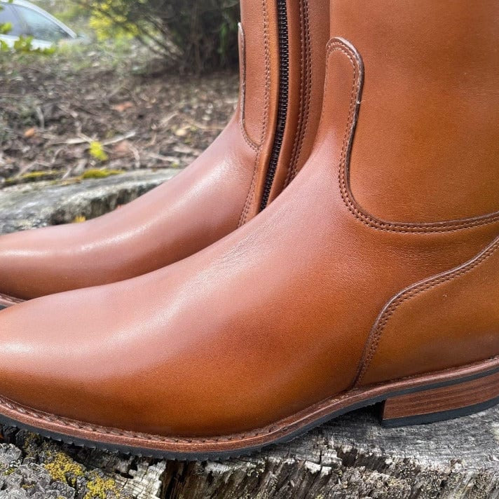 Custom DeNiro Raffaello Dressage Boot - Vintage Oxford & Regal Uptop with Fineline Swarovski