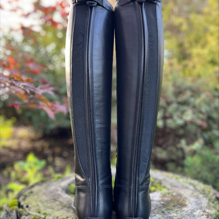 DeNiro Tricolore Puro Duo Boot - Black with Glitter & Swarovski - 39 MA/S