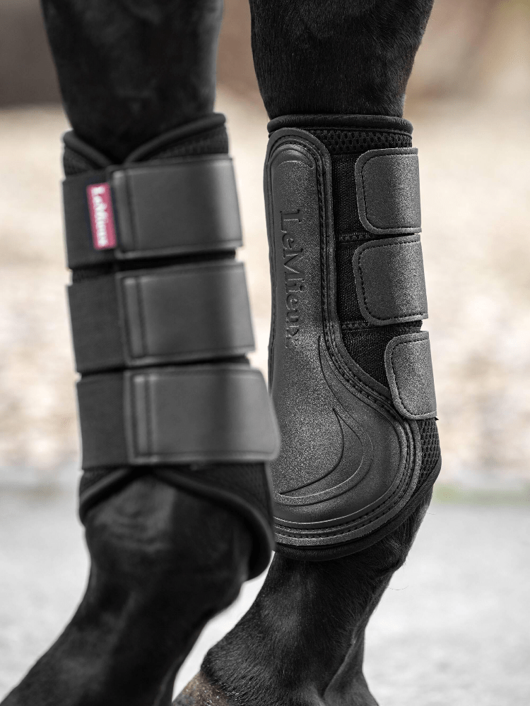 LeMieux Mesh Brushing Boot - Black