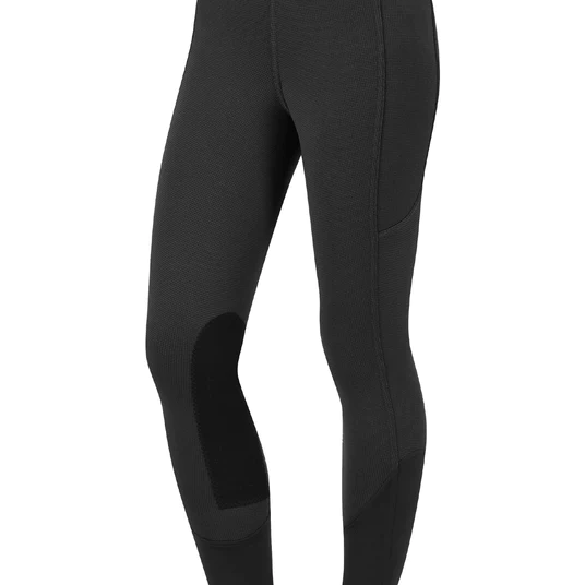 Kerrits Juniors Sit Sight N Warm Knee Patch - Black