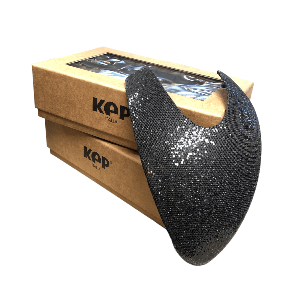 KEP Front Insert - Black Glitter