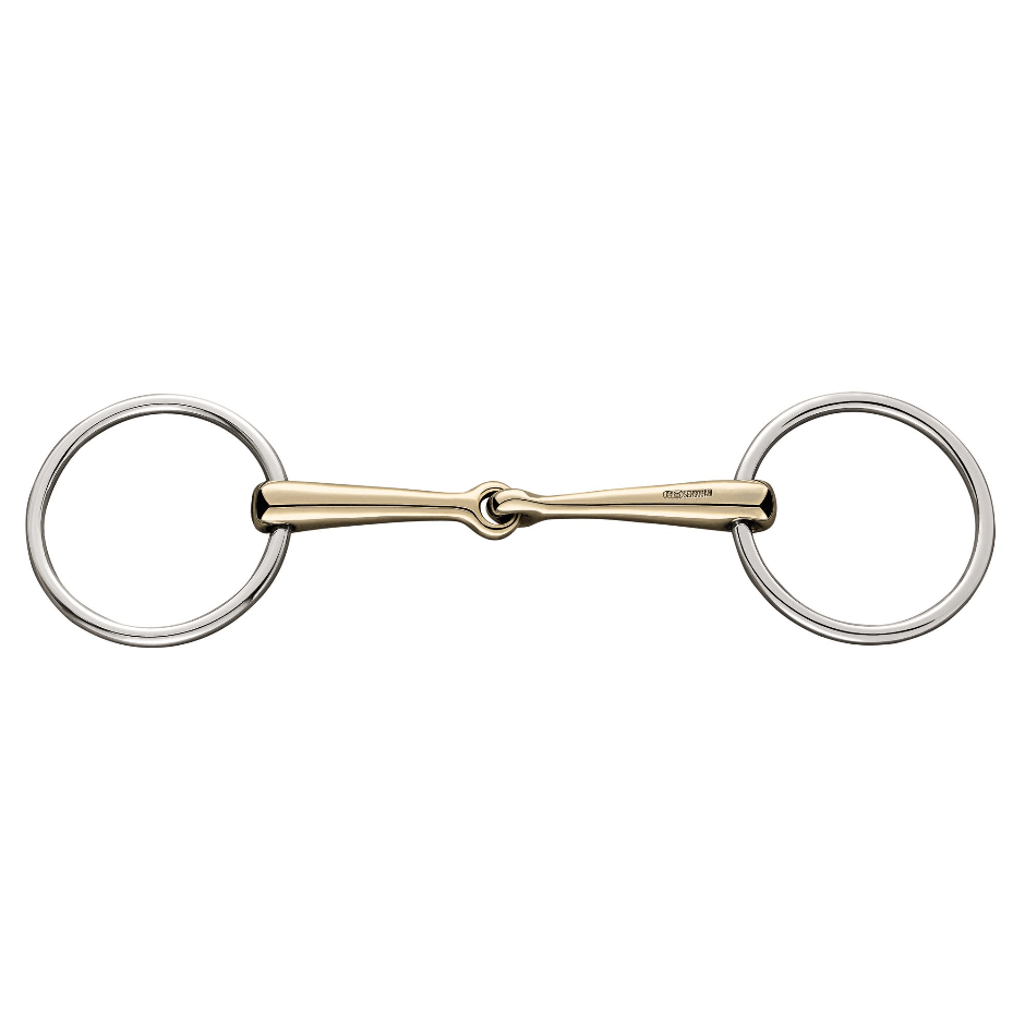 Herm Sprenger Sensogan Loose Ring Snaffle Single Joint 14mm