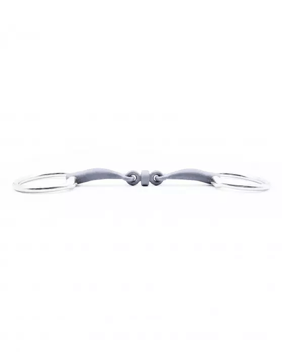 Fager Alice titanium fixed ring bradoon bit