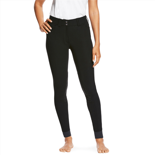 Ariat Tri Factor Knee Patch Breech - Black - BLK