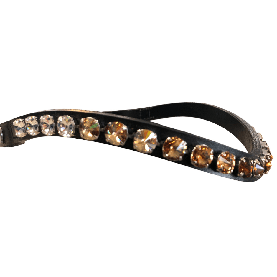 Otto Schumacher Browband - 10mm Rivoli - Fade Ombre