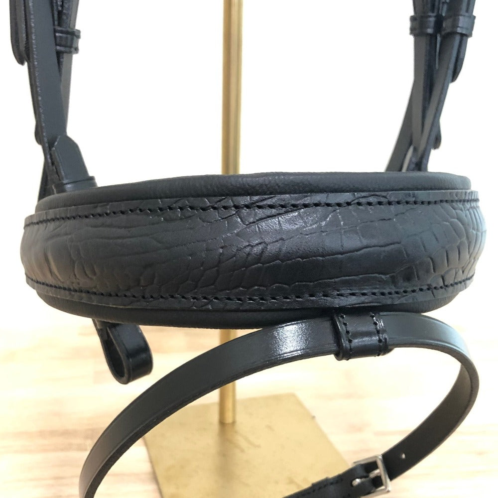 *Otto Schumacher Tokyo Snaffle Bridle Black Print - Horse