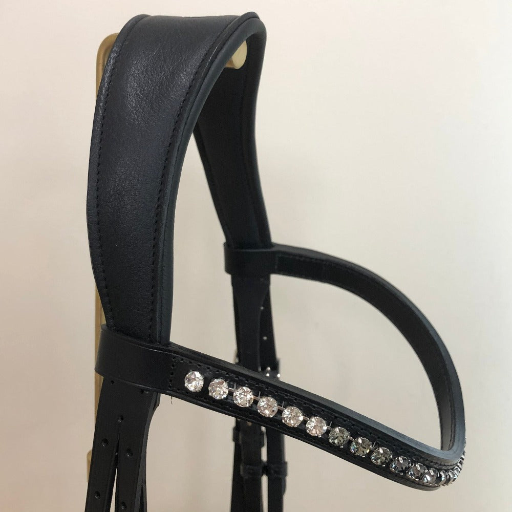 *Otto Schumacher Tokyo Snaffle Bridle Black Print - Horse