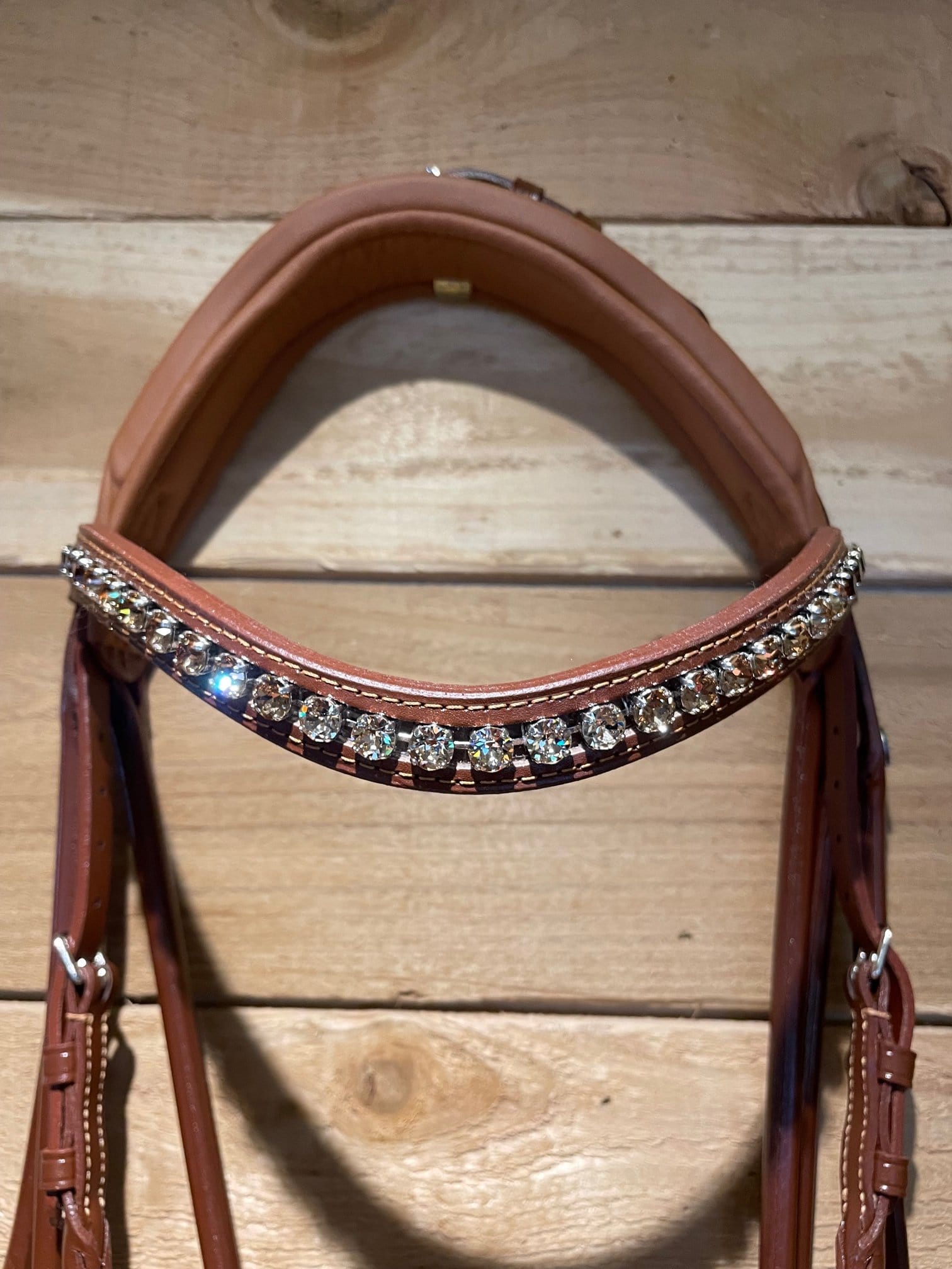 otto schumacher munchen feel good bridle havana browband