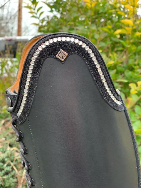 Crystal with Stardust leather top