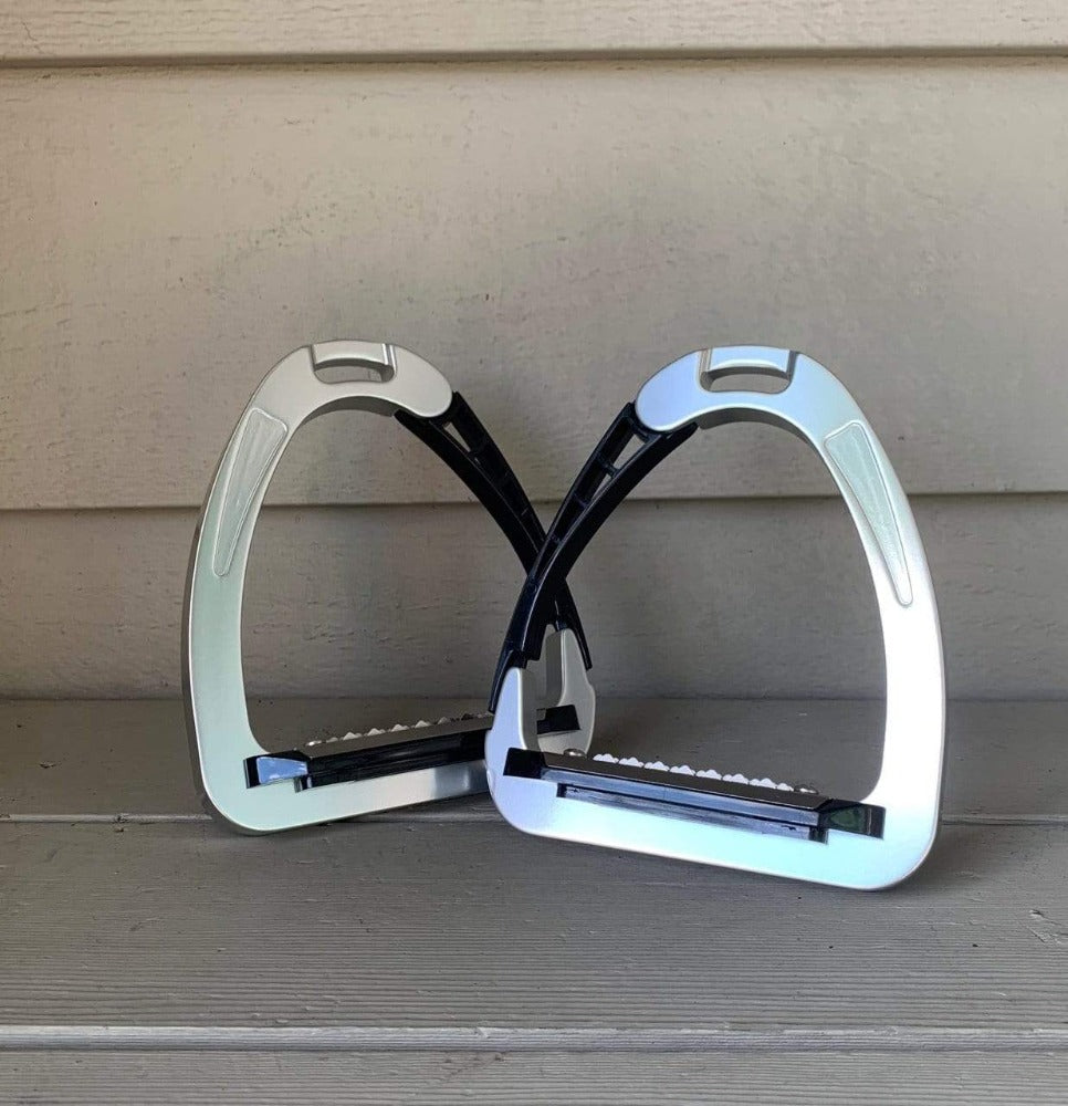acavallo alupro safety stirrups silver