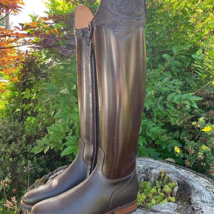 DeNiro Custom Raffaello - Brushed brown calf with Erika top