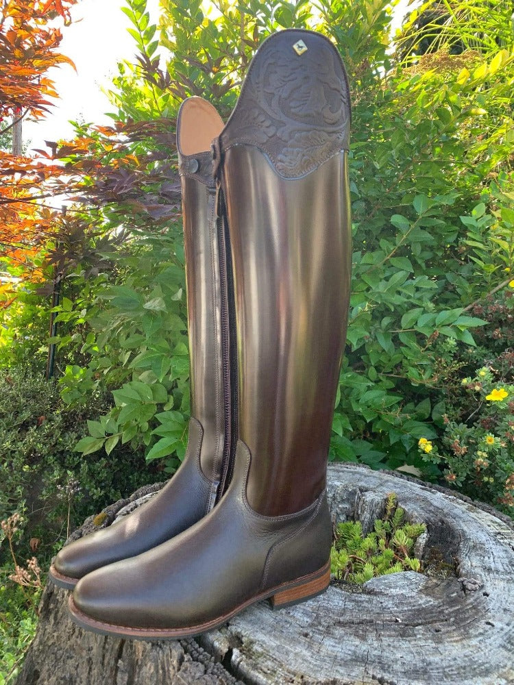 DeNiro Custom Raffaello - Brushed brown calf with Erika top