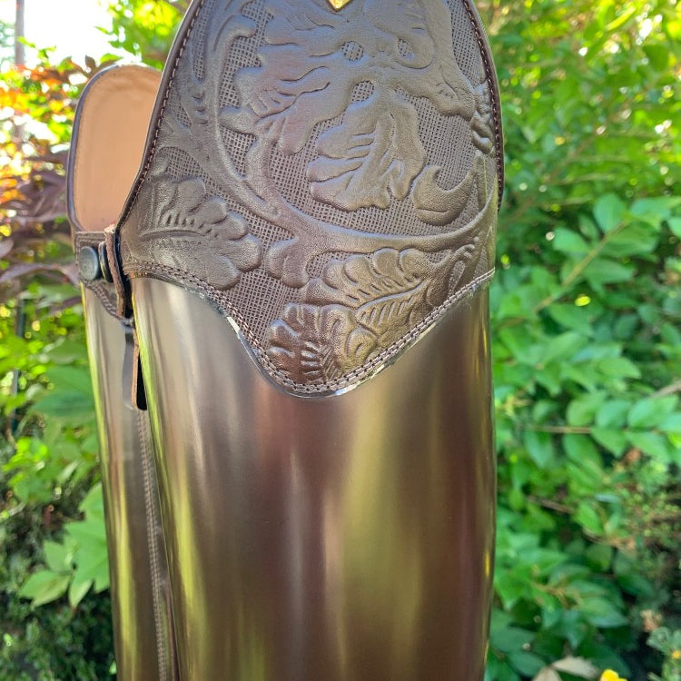 DeNiro Custom Raffaello - Brushed brown calf with Erika top