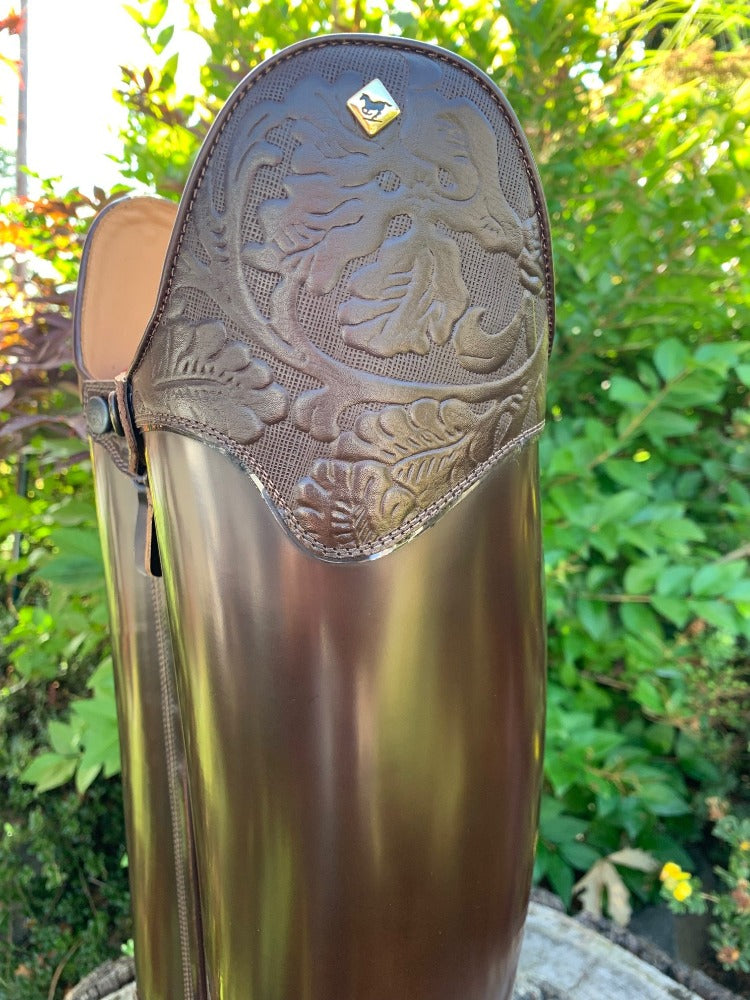 DeNiro Custom Raffaello - Brushed brown calf with Erika top