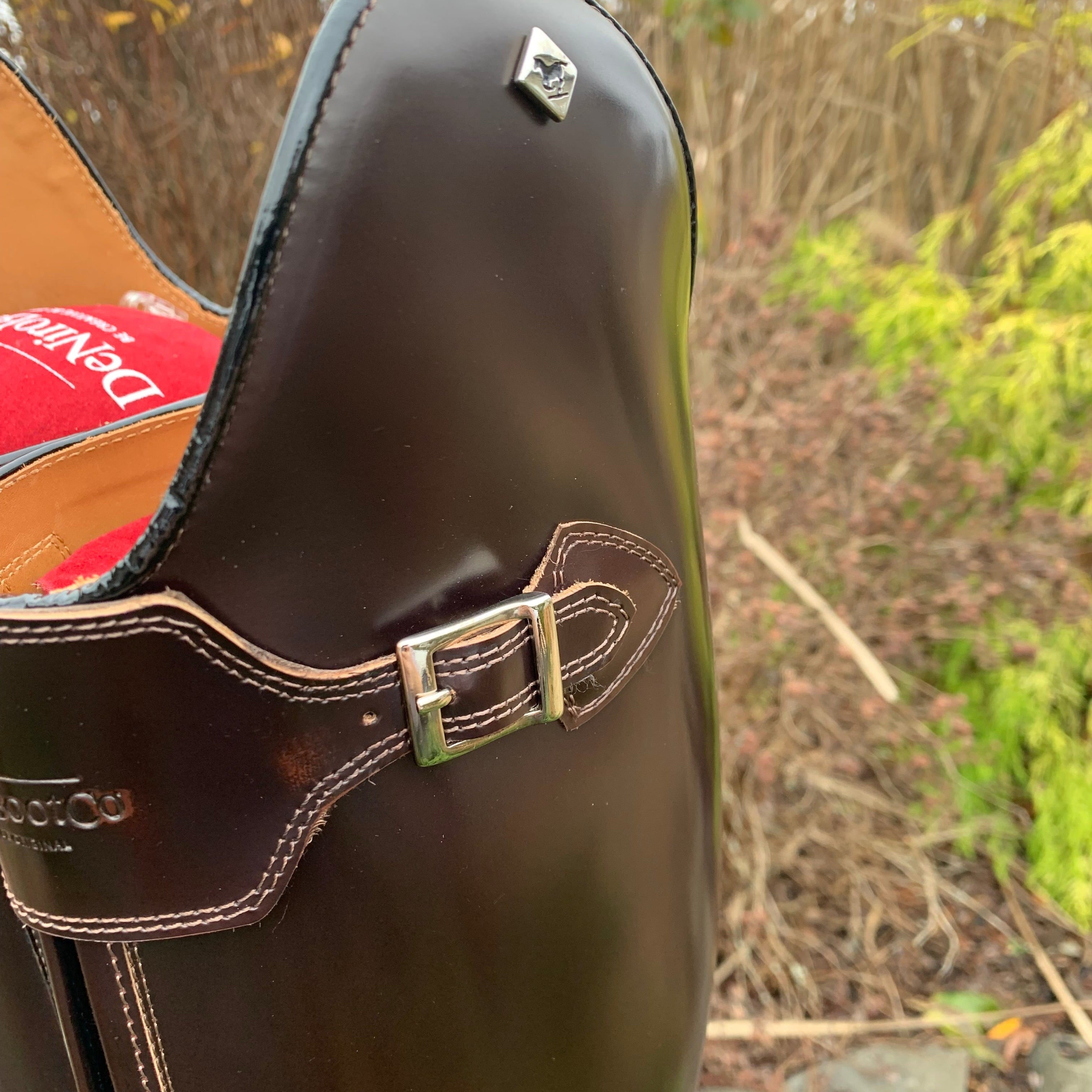 Custom DeNiro S5601 Dressage Boot - Brushed Brown with Big Strap