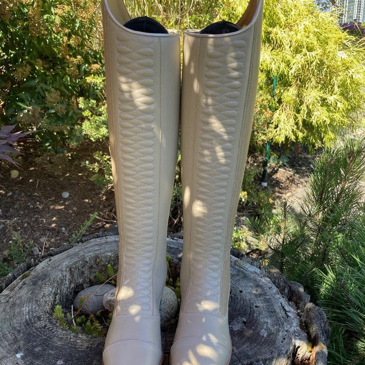 Custom Kingsley Infinity Dressage Boot - Snake Beige & Nature Beige