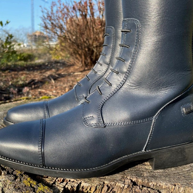 Custom DeNiro Salentino Field Boot - Navy & Regal Pink