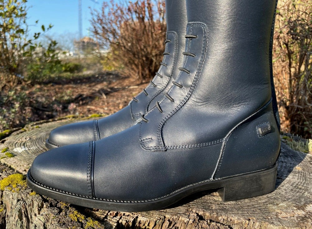 Custom DeNiro Salentino Field Boot - Navy & Regal Pink