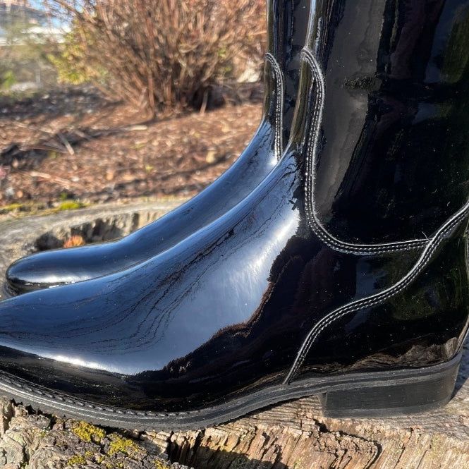 Custom DeNiro Volta Dressage Boot - Black Patent