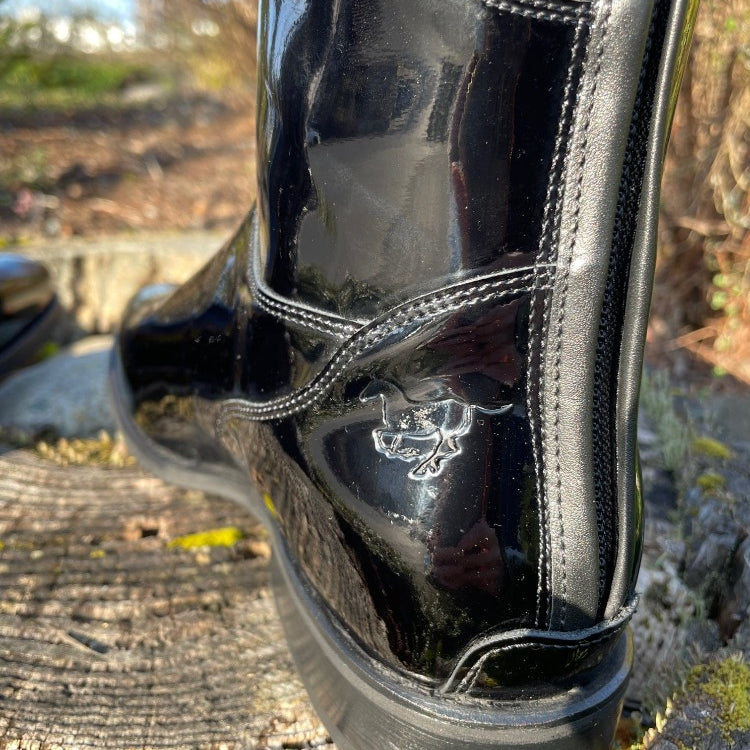 Custom DeNiro Volta Dressage Boot - Black Patent