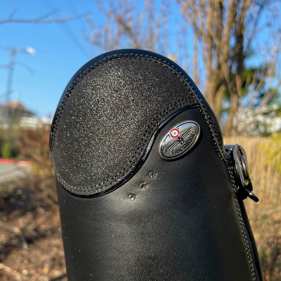 Custom DeNiro Salentino Dress Boot - Black Glitter