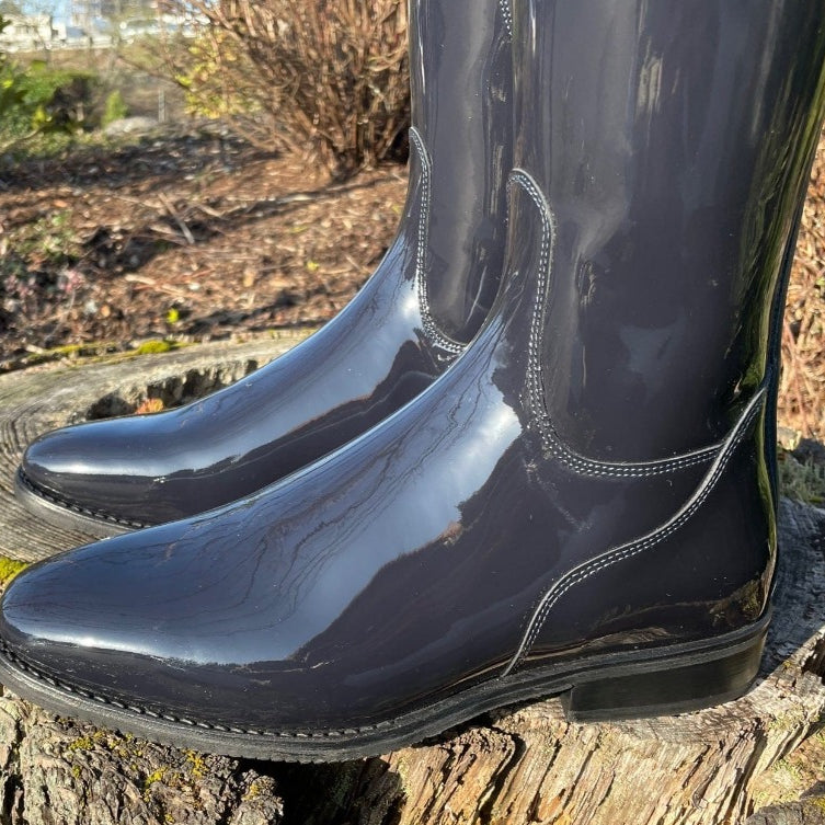 Custom DeNiro Volta Dressage Boot - Navy Patent