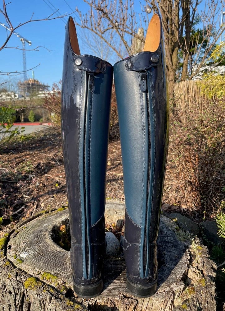 Custom DeNiro Volta Dressage Boot - Navy Patent