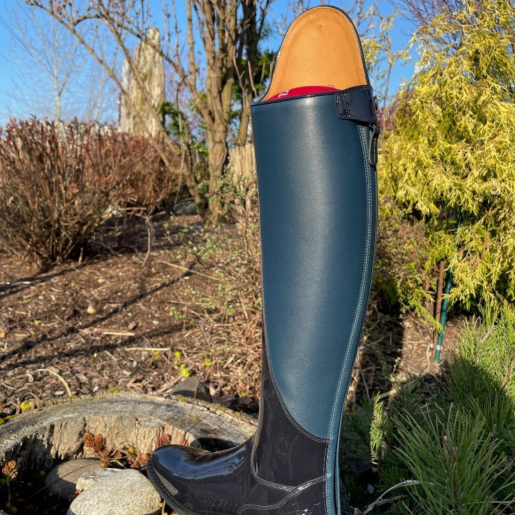 Custom DeNiro Volta Dressage Boot - Navy Patent