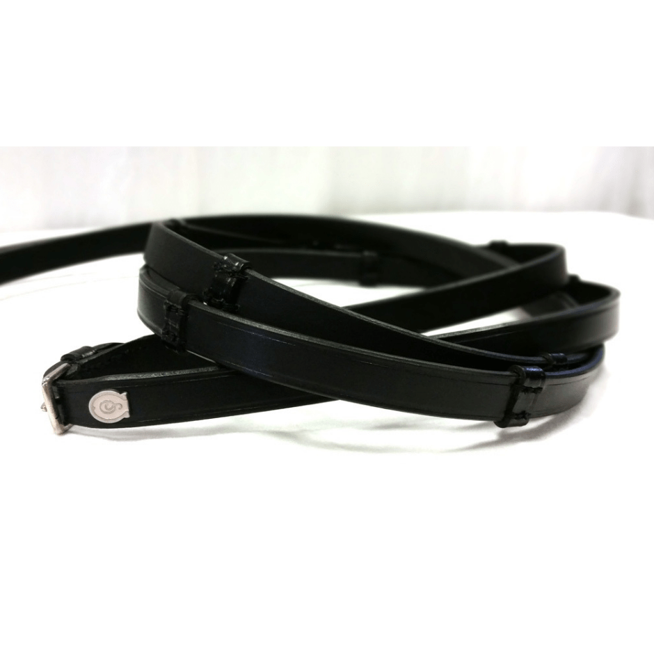 black dressage reins