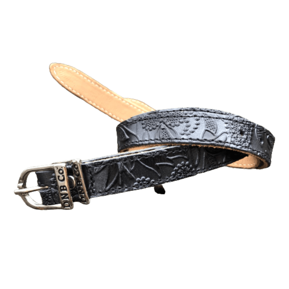 DeNiro Spur Straps Silver Buckle - Grey Greta