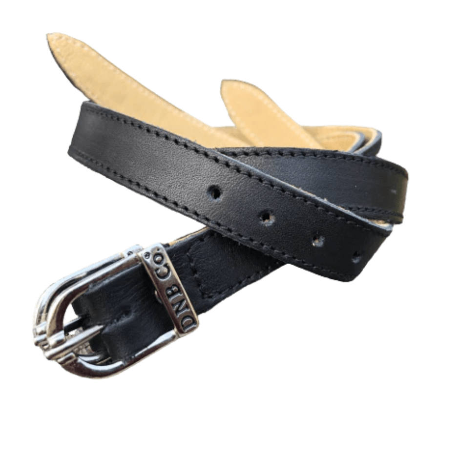 DeNiro Spur Straps Silver Buckle - Black WRAT