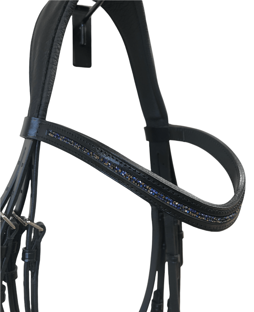 *Otto Schumacher Tokyo Double Bridle with Heliotrop Fineline