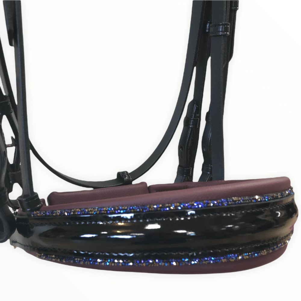 *Otto Schumacher Tokyo Double Bridle with Heliotrop Fineline