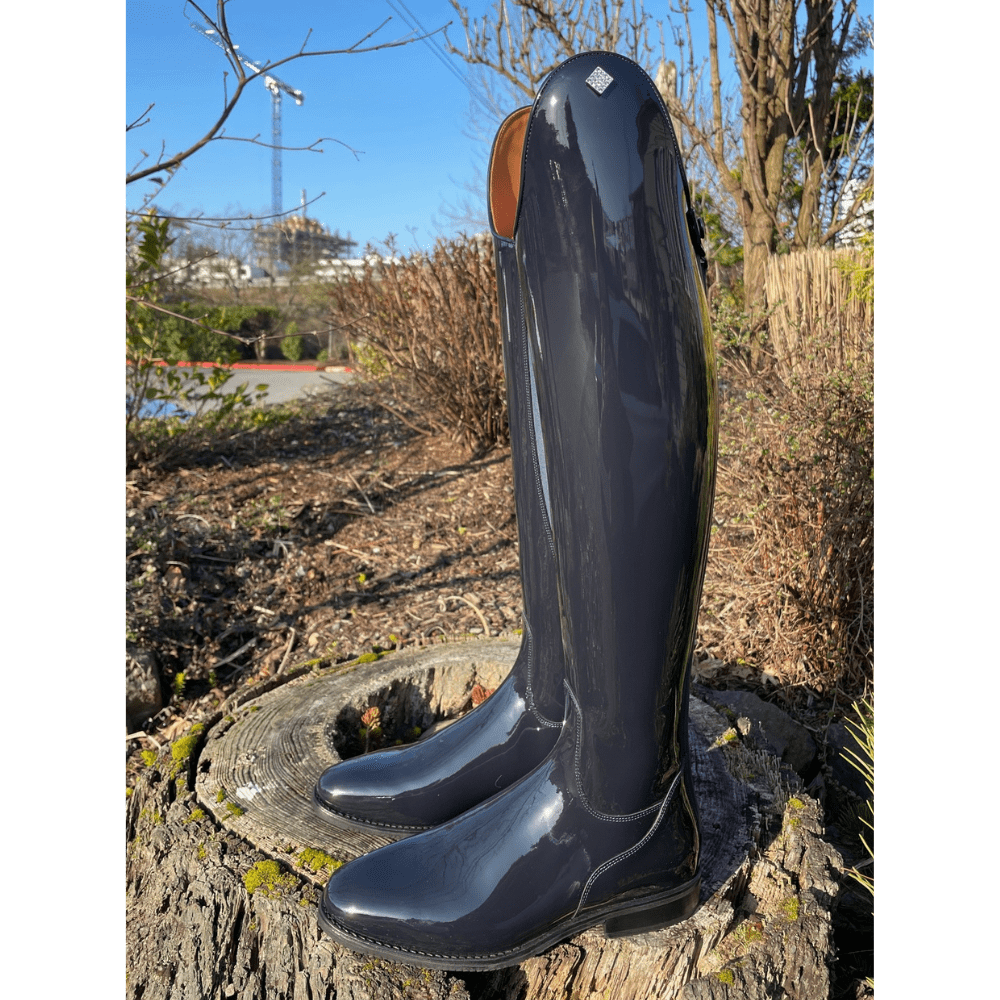 Custom DeNiro Volta Dressage Boot - Navy Patent