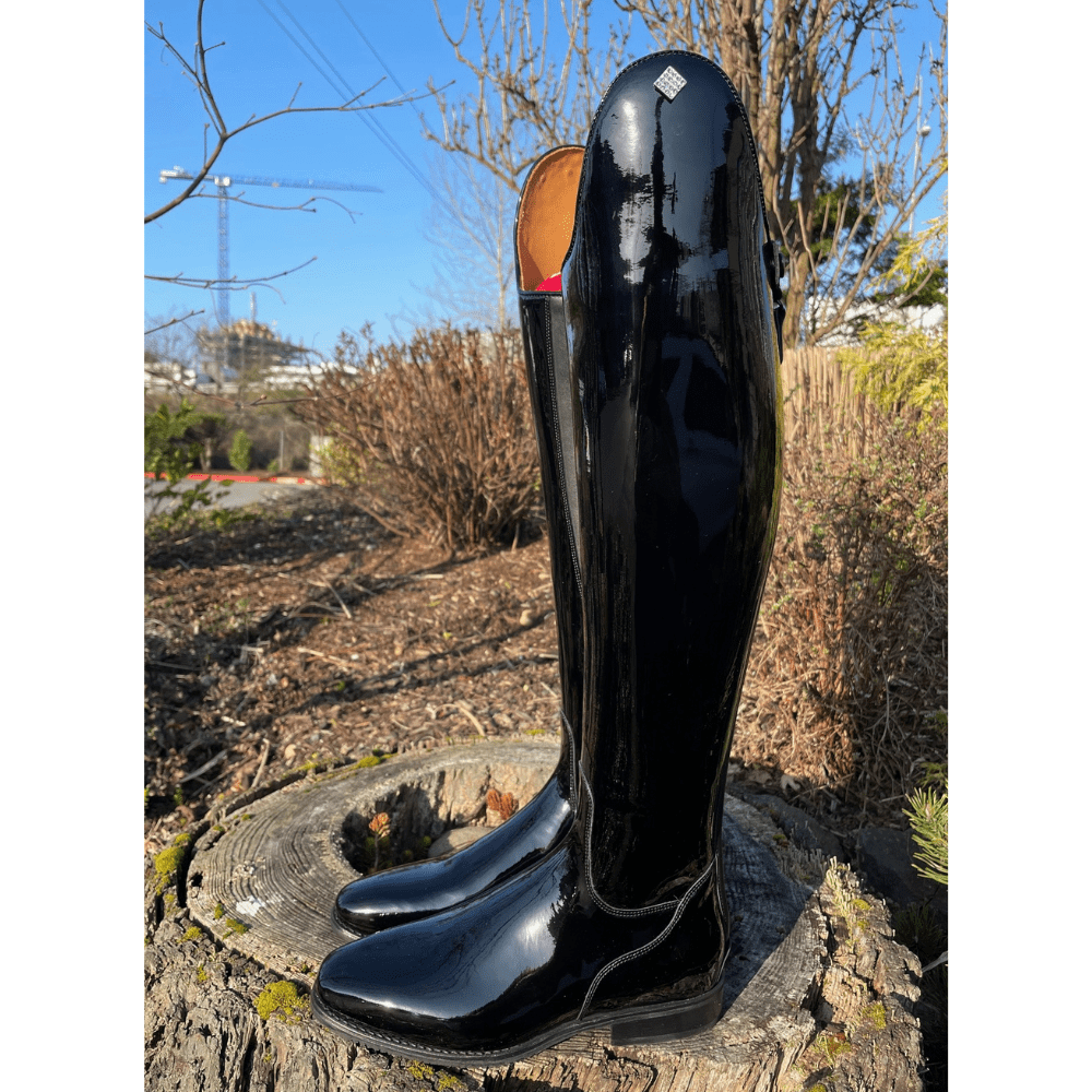 Custom DeNiro Volta Dressage Boot - Black Patent