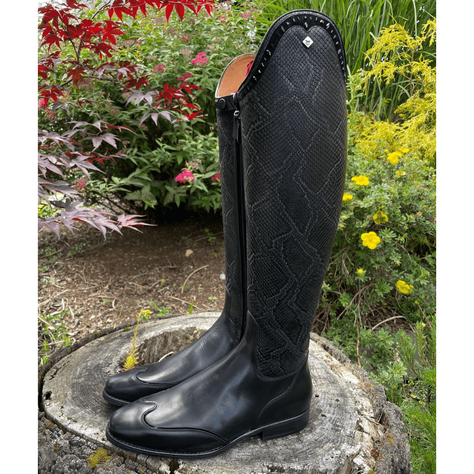 Custom DeNiro Bellini Dressage Boot - Black Regal Print – Olson's