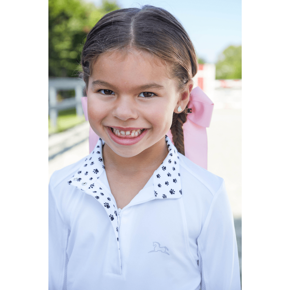 RJ Classics Junior Maddie Show Shirt - Paw Prints